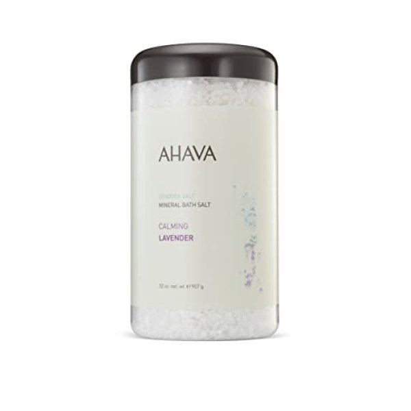 AHAVA Dead Sea Mineral Bath Salt, Calming Lavender - Intense Relaxation