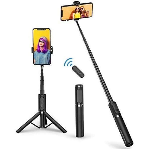 ATUMTEK Selfie Stick Tripod, Extendable 3 in 1 Aluminum Selfie Stick