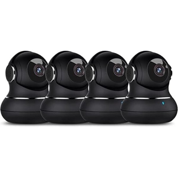 litokam Indoor Security Camera 360° Motion Tracking, Pet Camera