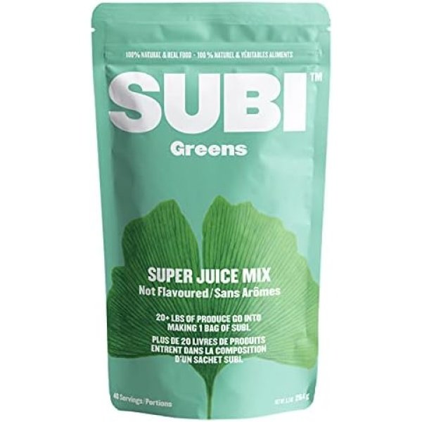 SUBI RAW Greens Superfood Powder NOT FLAVOURED DAILY VEGETABLE REPLACEMENT