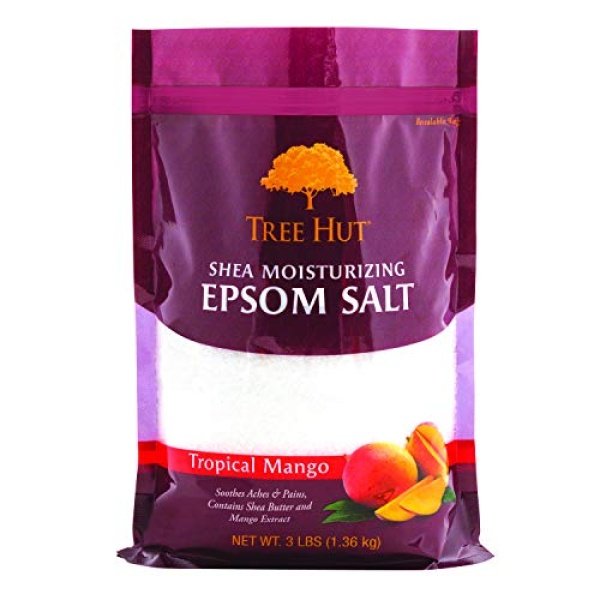 Tree Hut Shea Moisturizing Epsom Salt Tropical Mango, Ultra Hydrating Epsom