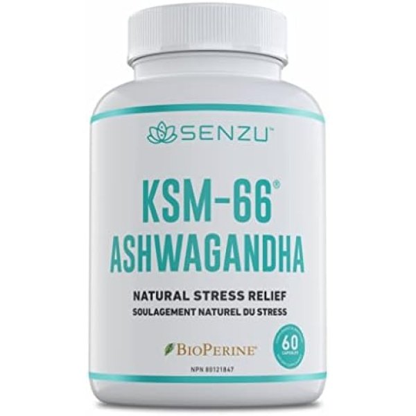 Full-Spectrum KSM-66 Ashwagandha 600mg with BioPerine Black Pepper