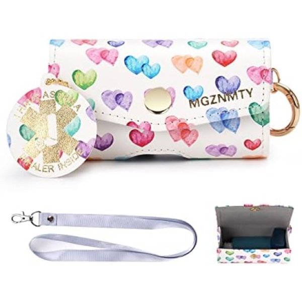 MGZNMTY Asthma Inhaler Holder Case, Storage and Travel Handy Inhaler Bag