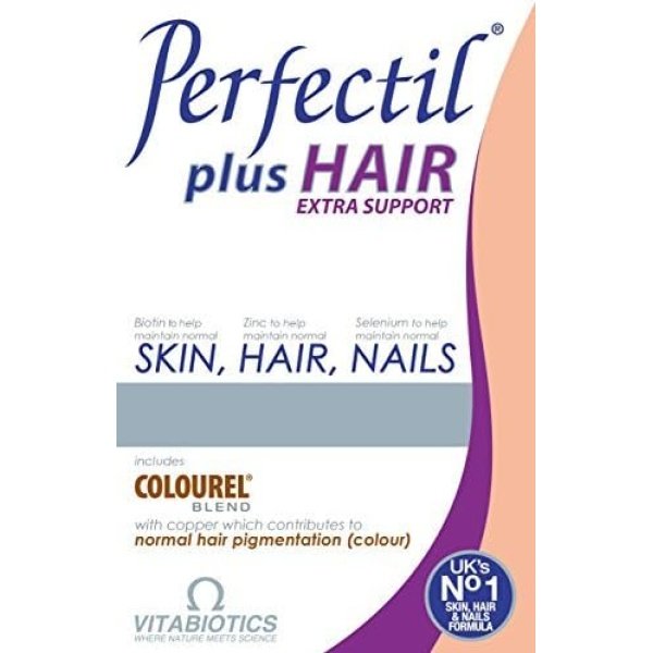 Perfectil Plus Hair Tablets - Pack of 60 by Vitabiotics