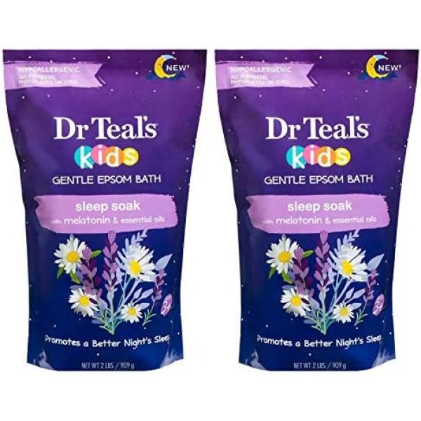 Dr. Teal's Kids' Gentle Sleep Soak with Pure Epsom Salt & Melatonin