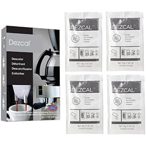 Urnex Dezcal Home Activated Descaler, For Home Coffee & Espresso Equipt